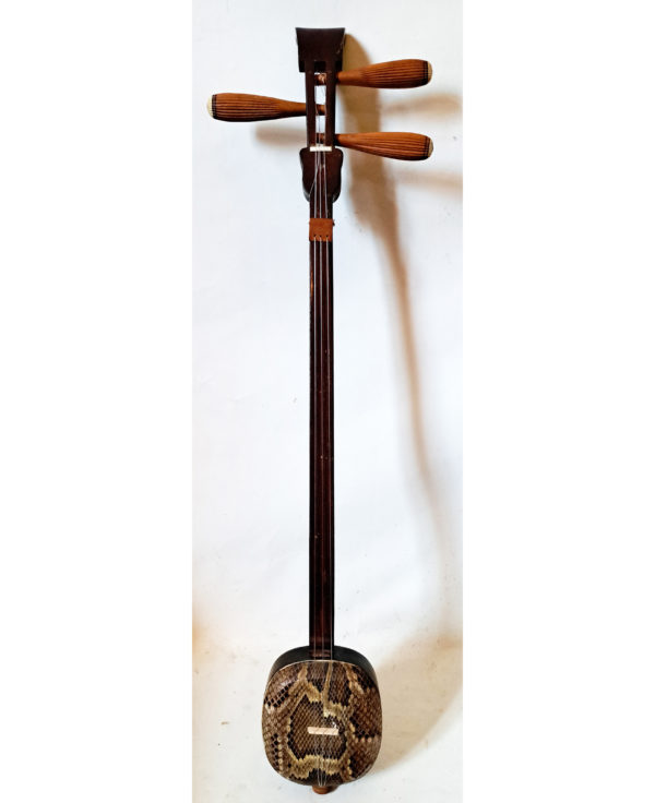 Okinawa Shamisen Sanshin traditional japanese music instrument